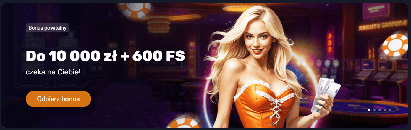 Bonus powitalny w Vox Casino - pakiet startowy dla graczy z Polski